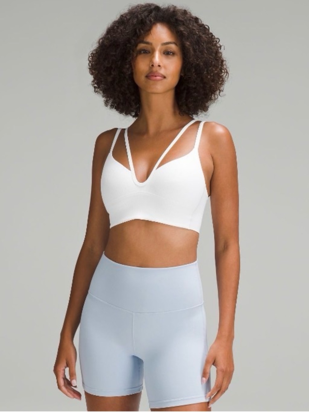 Lululemon Like a Cloud Strappy Ribbed Longline Bra